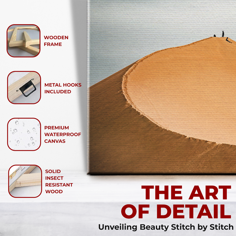SAND DUNE WALL CANVAS DECOR