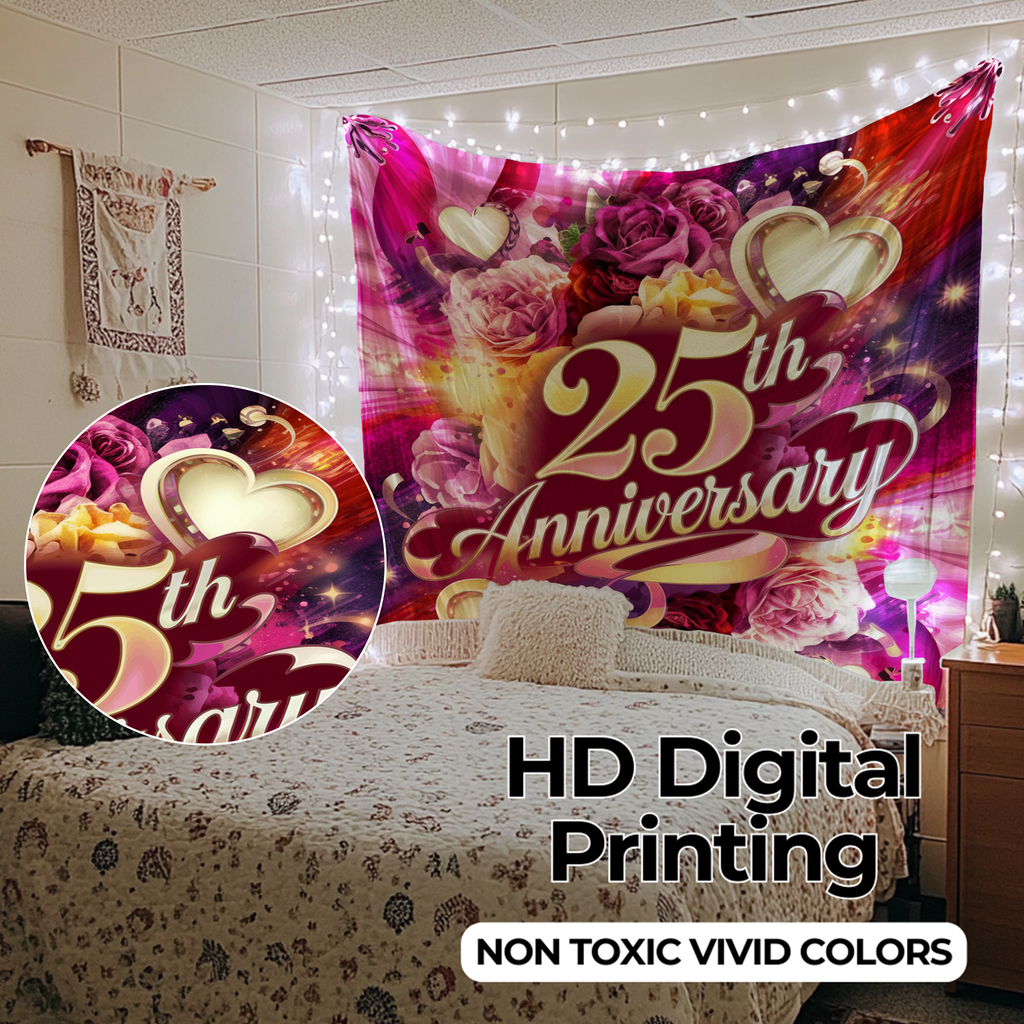 25TH ANNIVERSARY WALL TAPESTRY