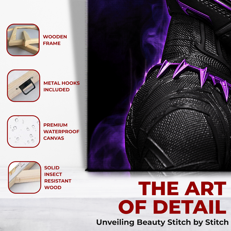 BLACK PANTHER WALL CANVAS DECOR