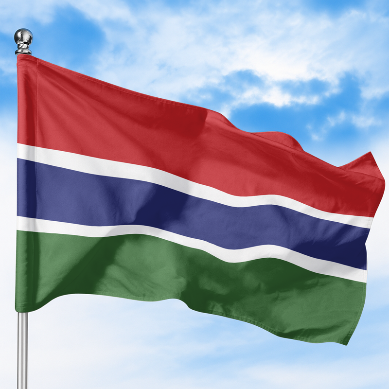 GAMBIA FLAG
