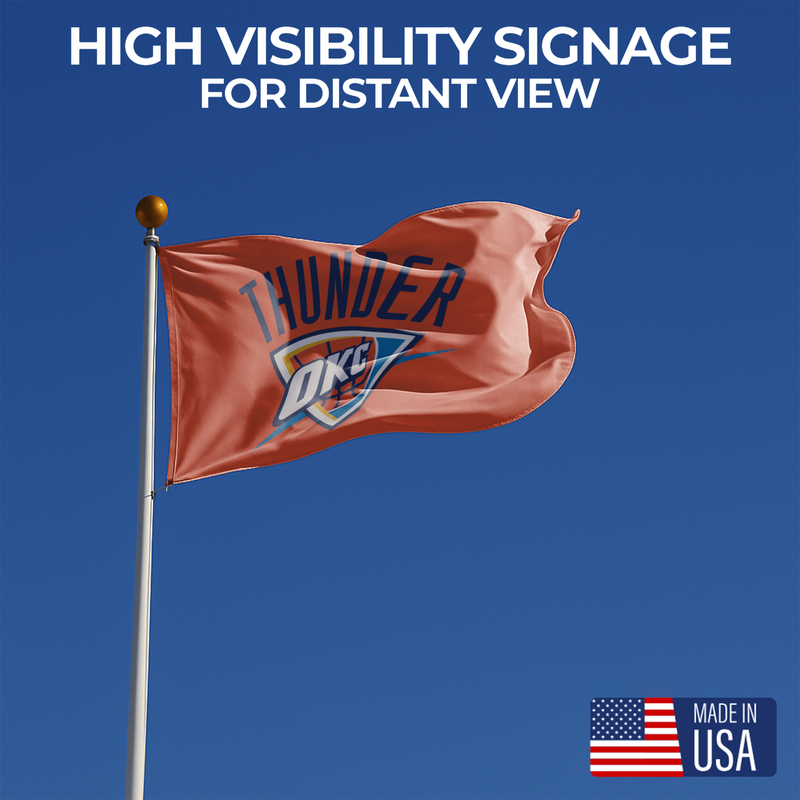 OKLAHOMA CITY THUNDER FLAG