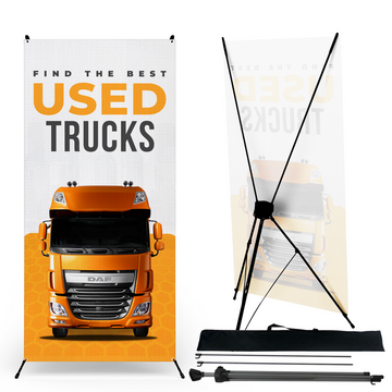 BEST USED TRUCKS X-BANNER
