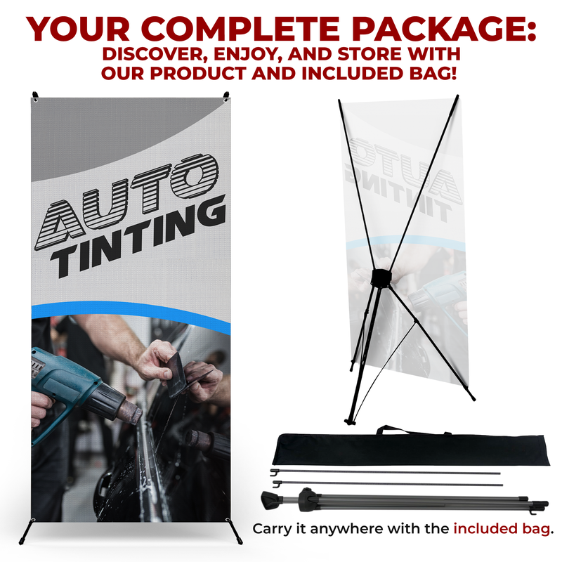 AUTO TINTING X-BANNER