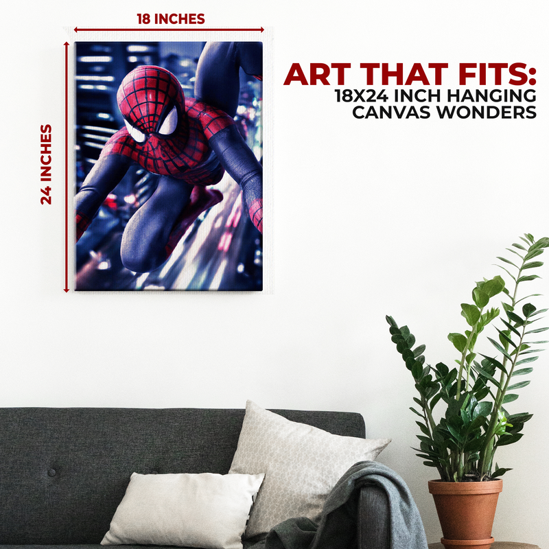 SPIDERMAN WALL CANVAS DECOR