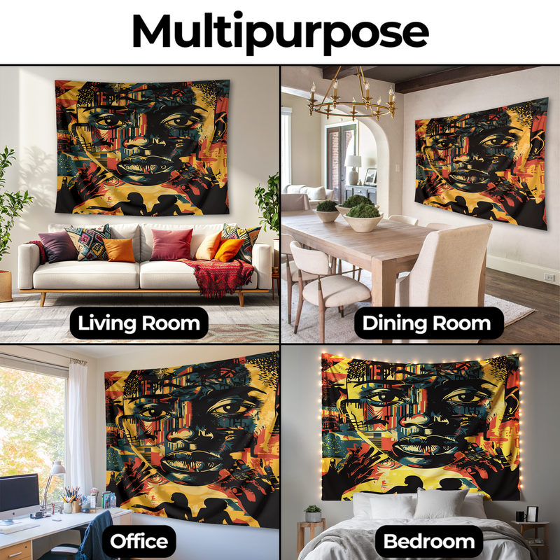 BLACK LIVES MATTER TRIBU WALL TAPESTRY