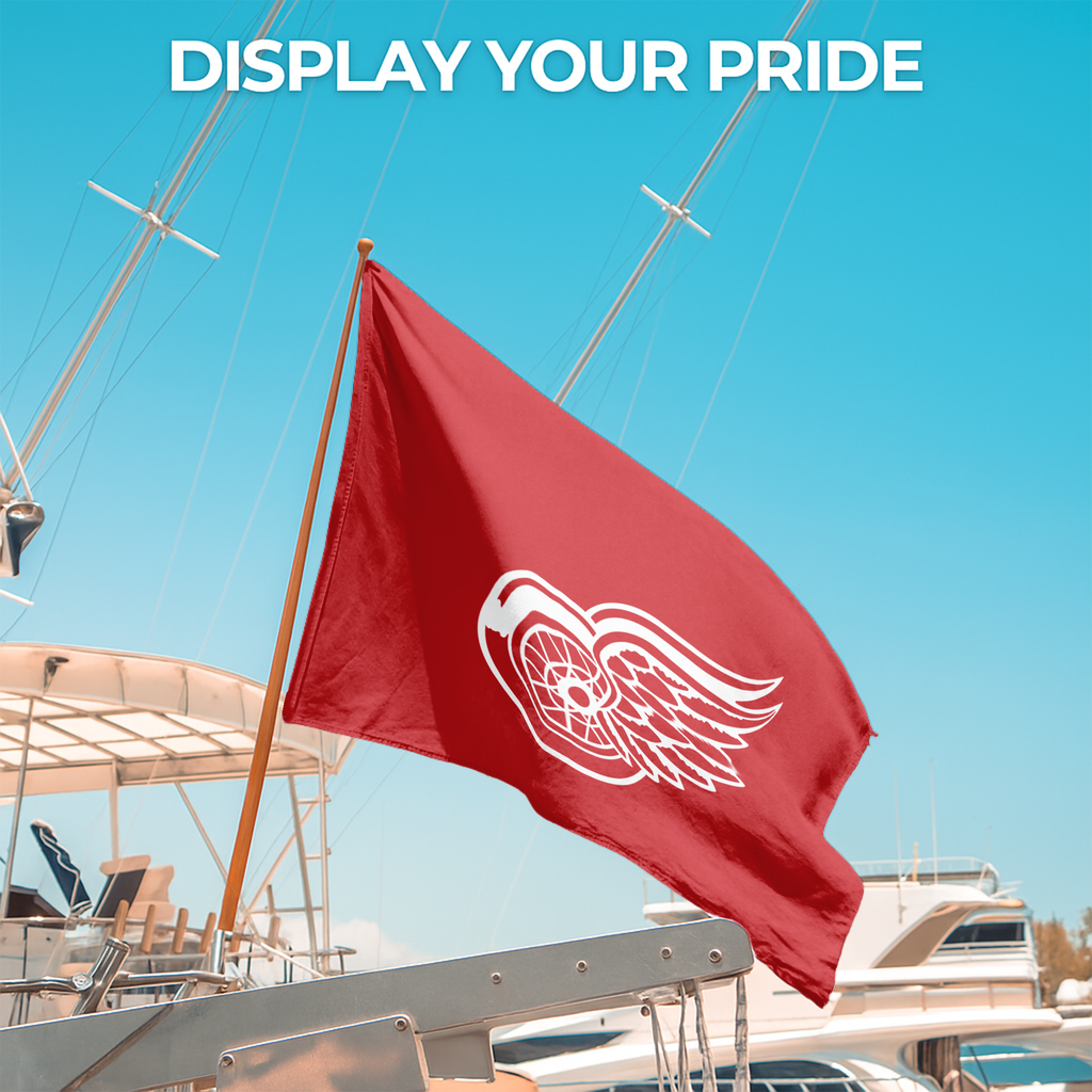 DETROIT RED WINGS FLAG