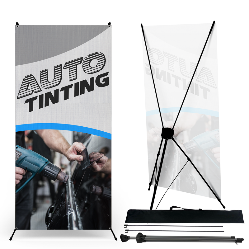 AUTO TINTING X-BANNER