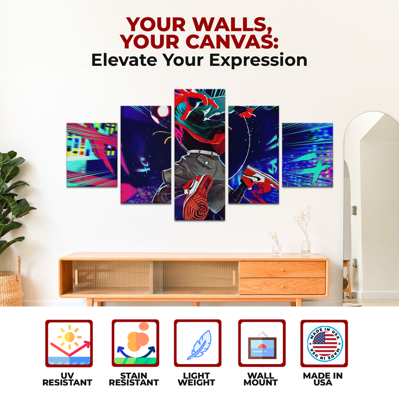 SPIDERMAN MILES MORALES CANVAS DECOR