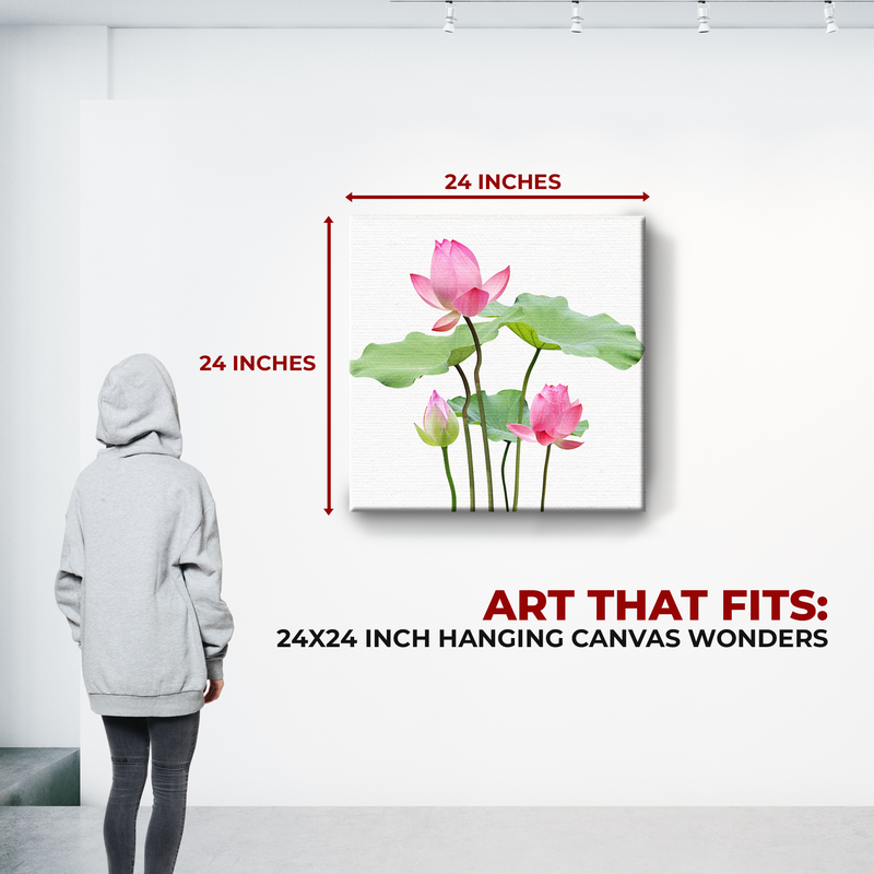 LOTUS FLOWER CANVAS