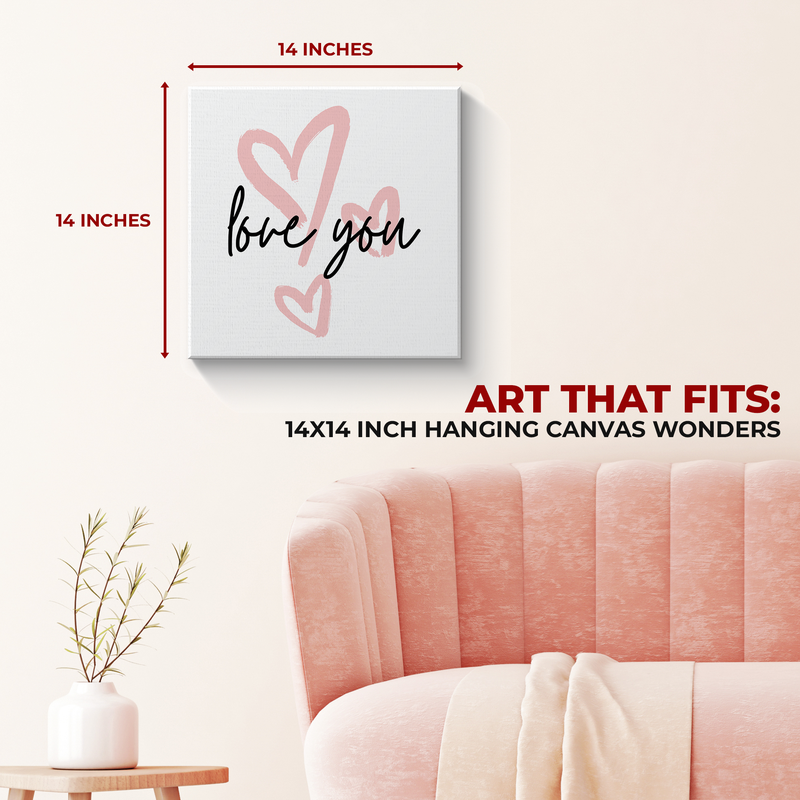 LOVE YOU CANVAS DECOR