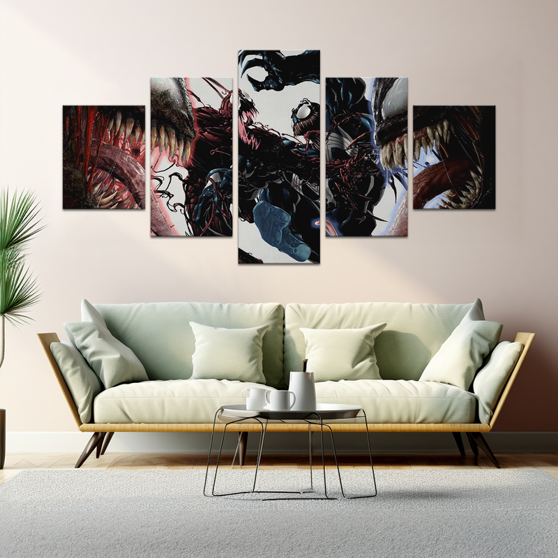CARNAGE VS VENOM CANVAS DECOR