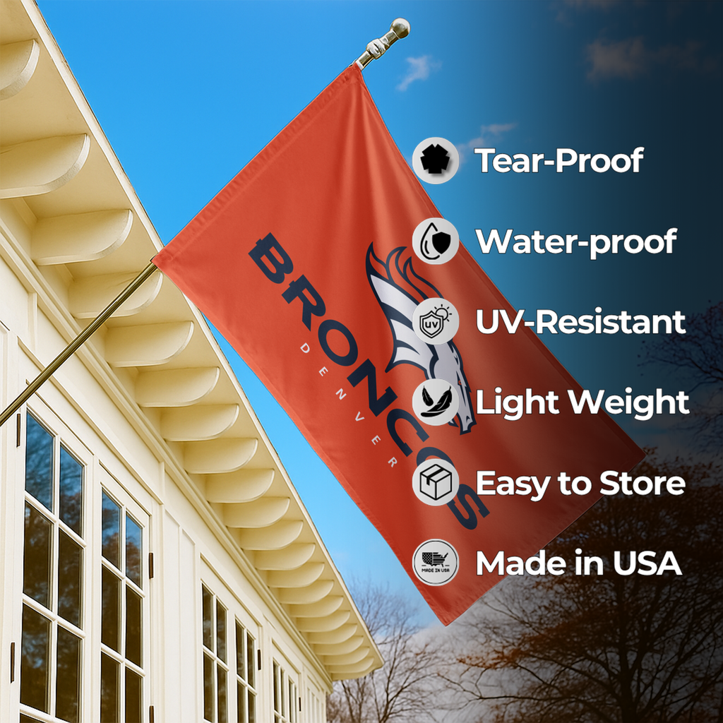 DENVER BRONCOS FLAG