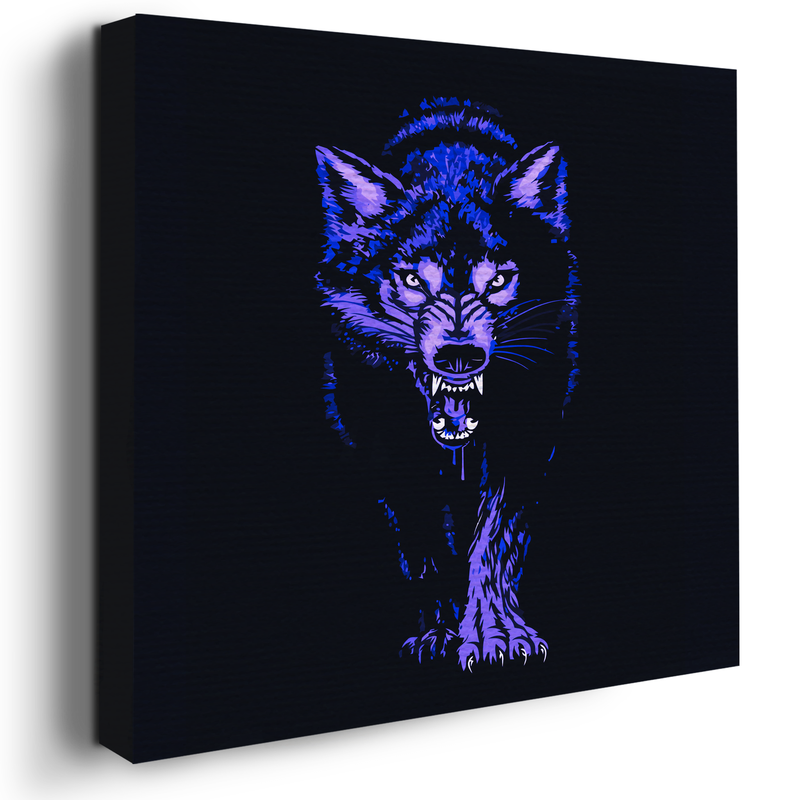 STRONG WOLF DECOR CANVAS