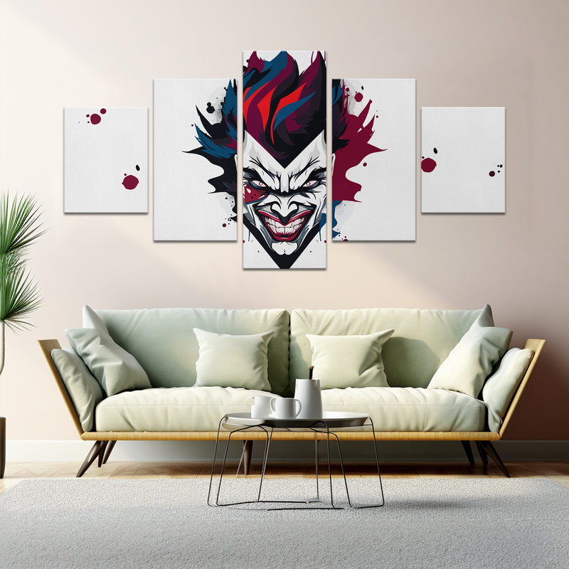 JOKER FACE WALL CANVAS