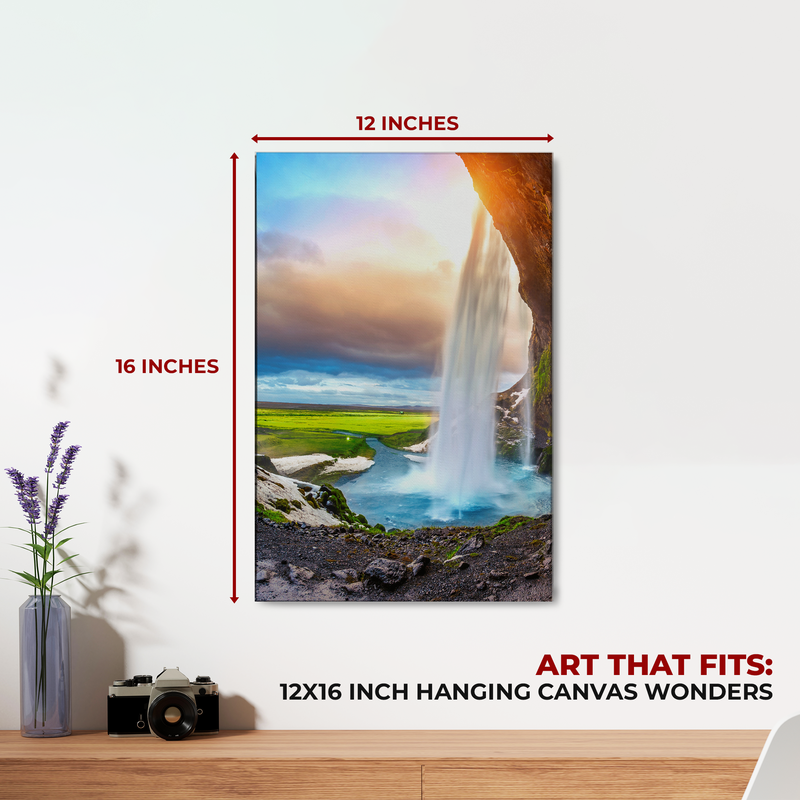 WATERFALL WALL CANVAS DECOR