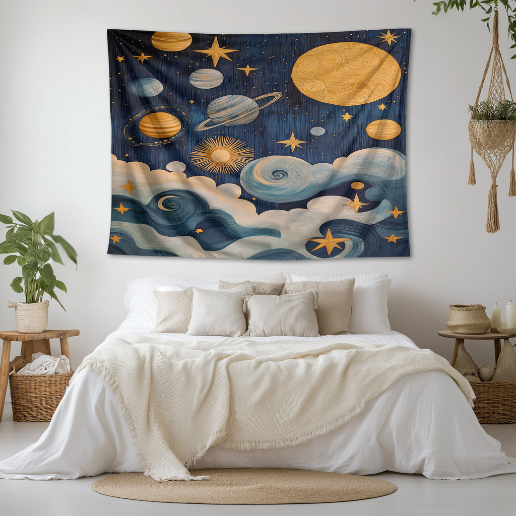 CELESTIAL HARMONY WALL TAPESTRY
