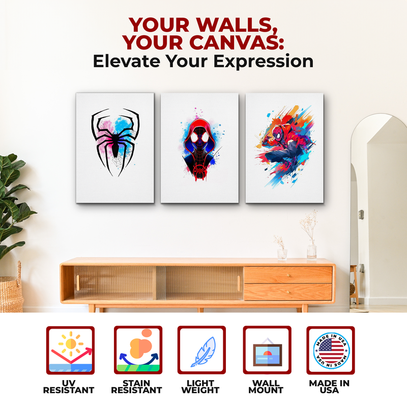 SPIDERMAN WALL ART CANVAS DECOR