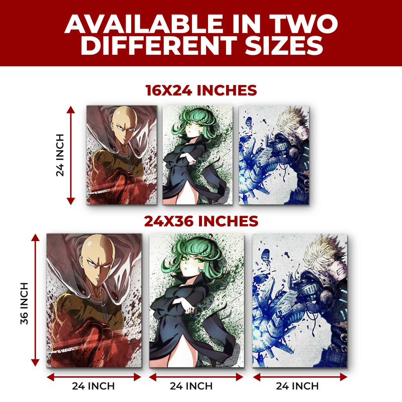 ONE PUNCH MAN WALL CANVAS