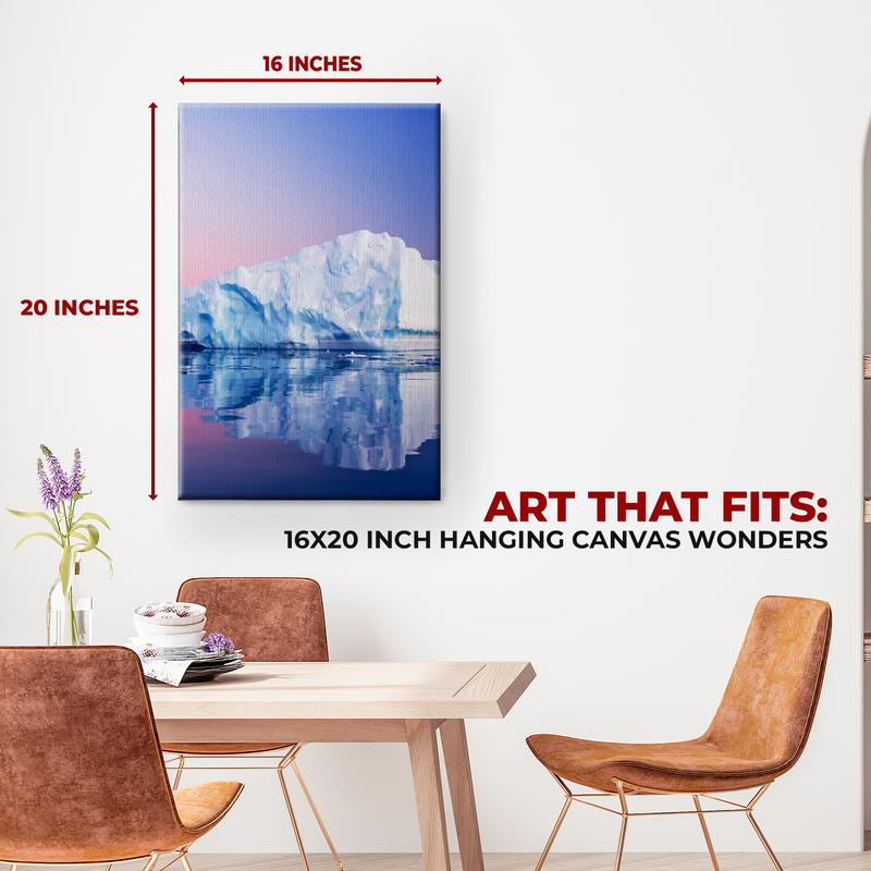 GLACIER WALL CANVAS DECOR