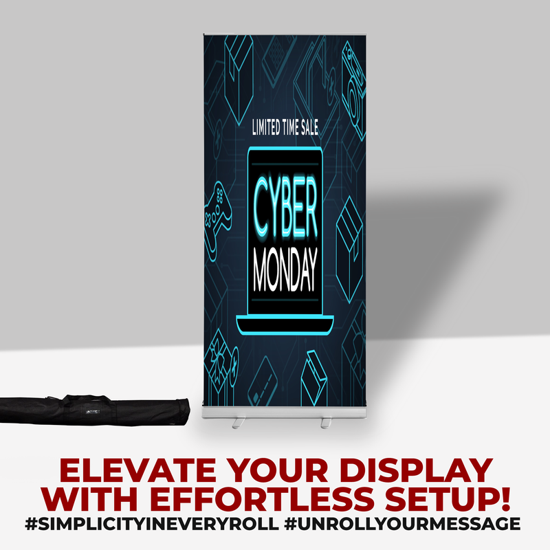 CYBER MONDAY SALE BANNER RETRACTABLE