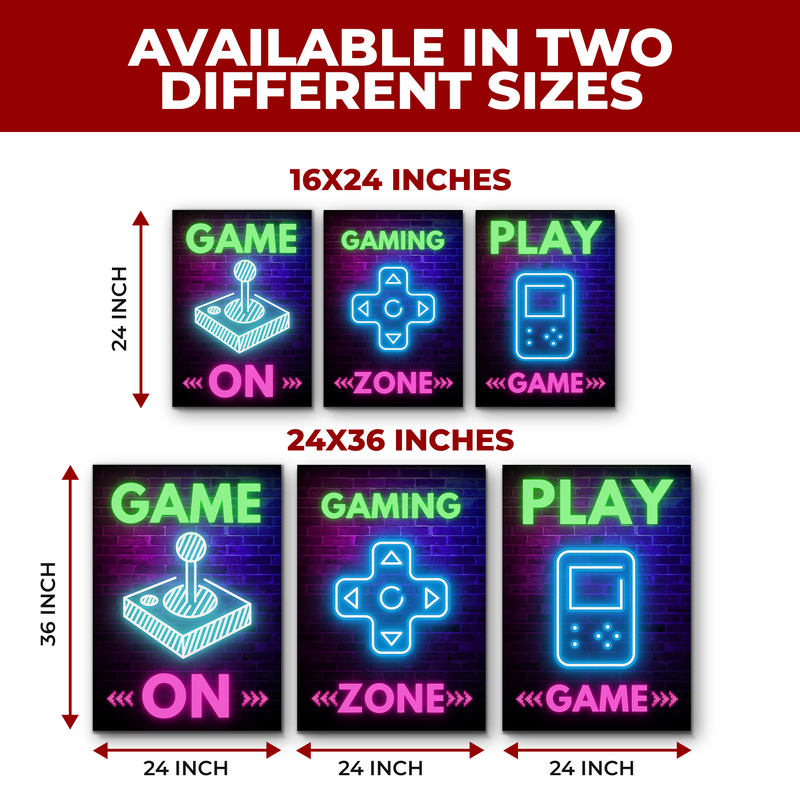 GAME ON CANVAS DECOR