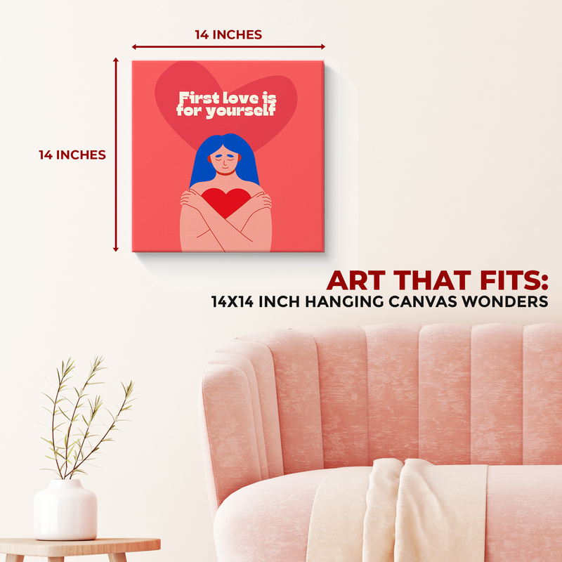 SELF LOVE DECOR CANVAS