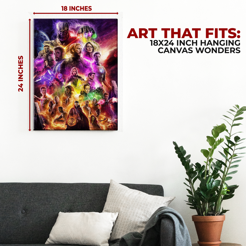 AVENGERS WALL CANVAS DECOR