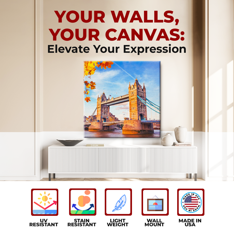LONDON TOWER BRIDGE CANVAS DECOR