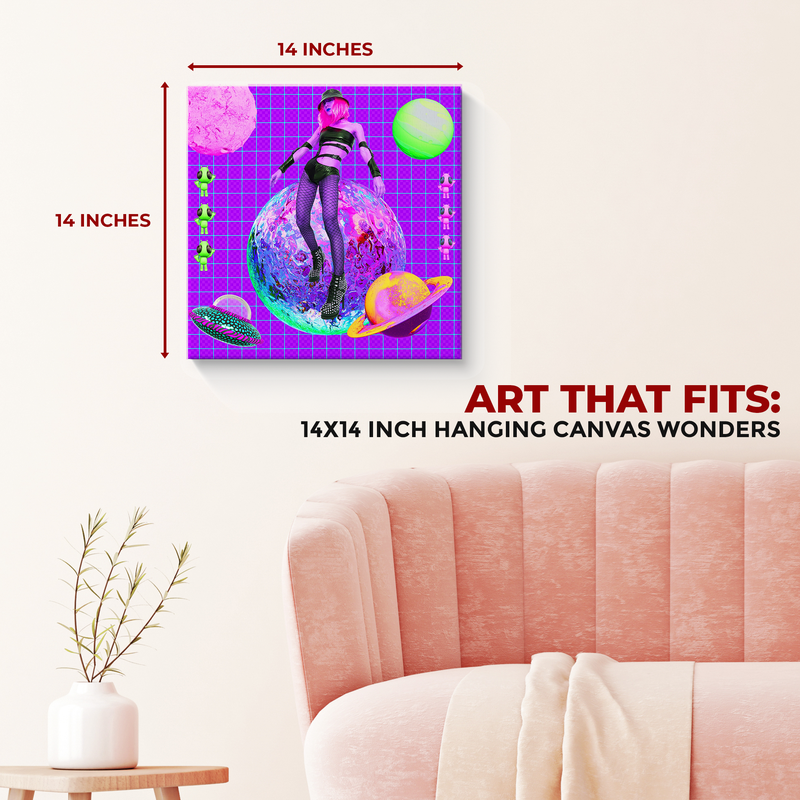 SPACE TRAVELLER DECOR CANVAS