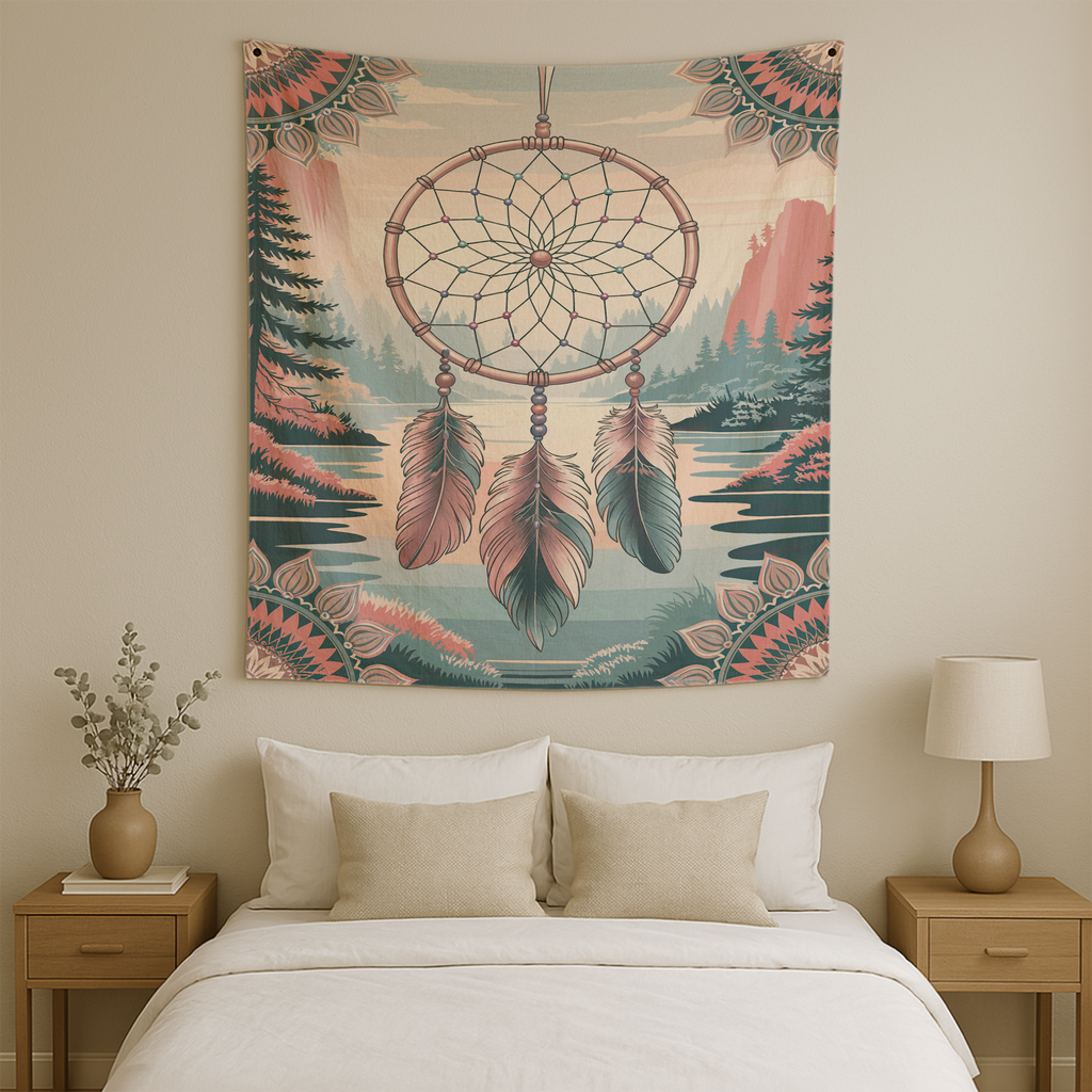 ETHEREAL DREAMCATCHER TAPESTRY