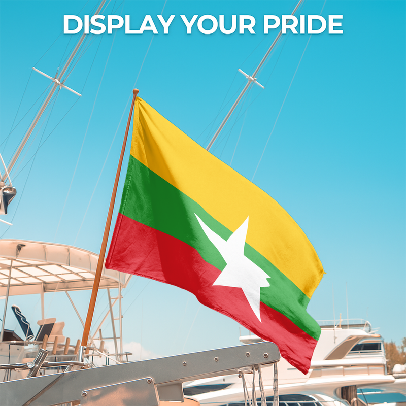 MYANMAR BURMA FLAG