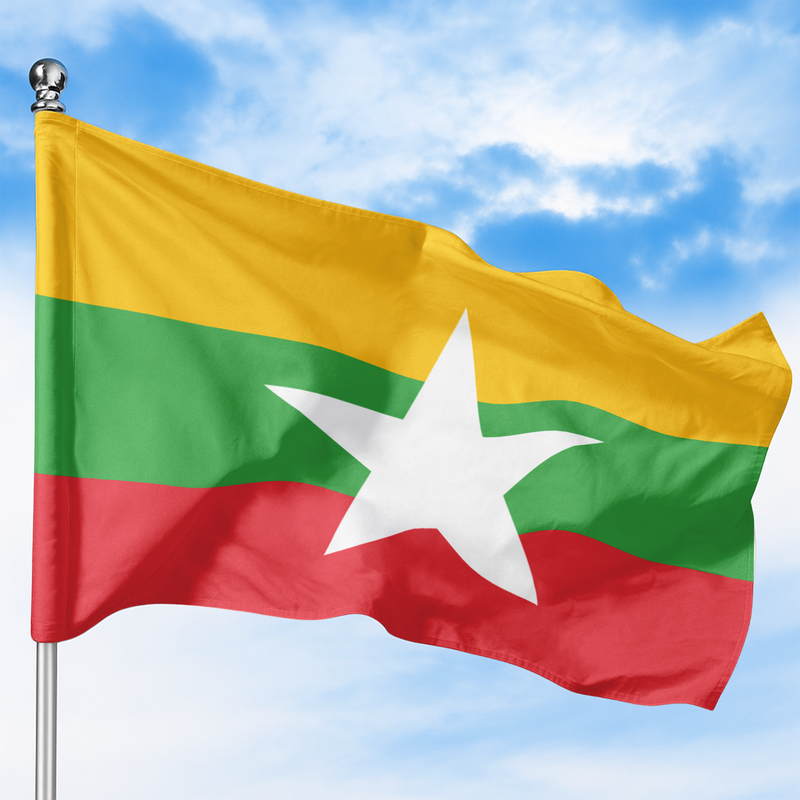 MYANMAR BURMA FLAG