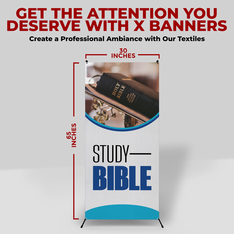 STUDY BIBLE X-BANNER