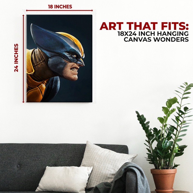 WOLVERINE WALL CANVAS DECOR