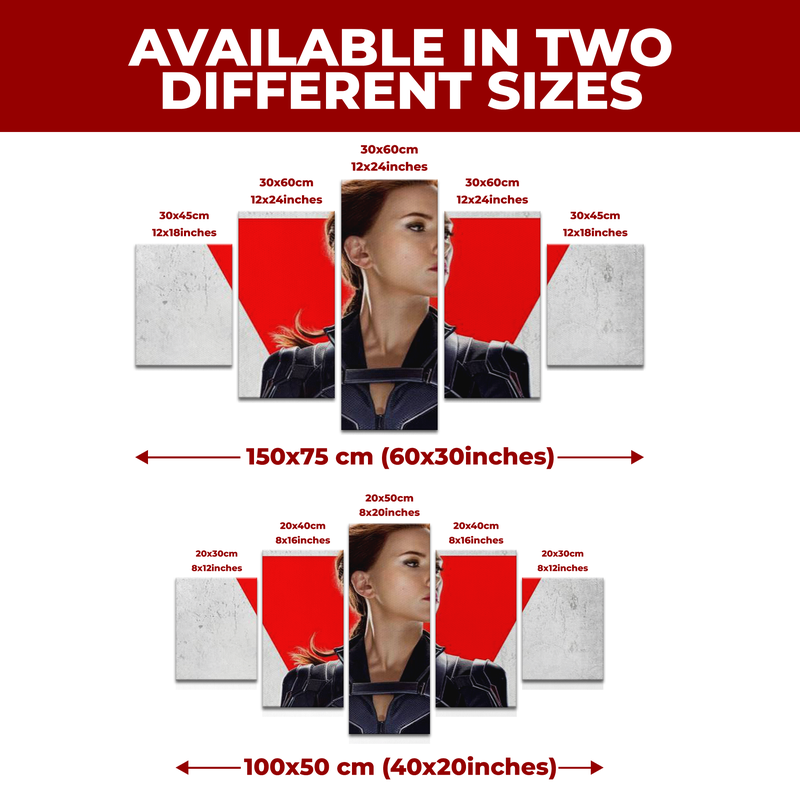 BLACK WIDOW WALL CANVAS