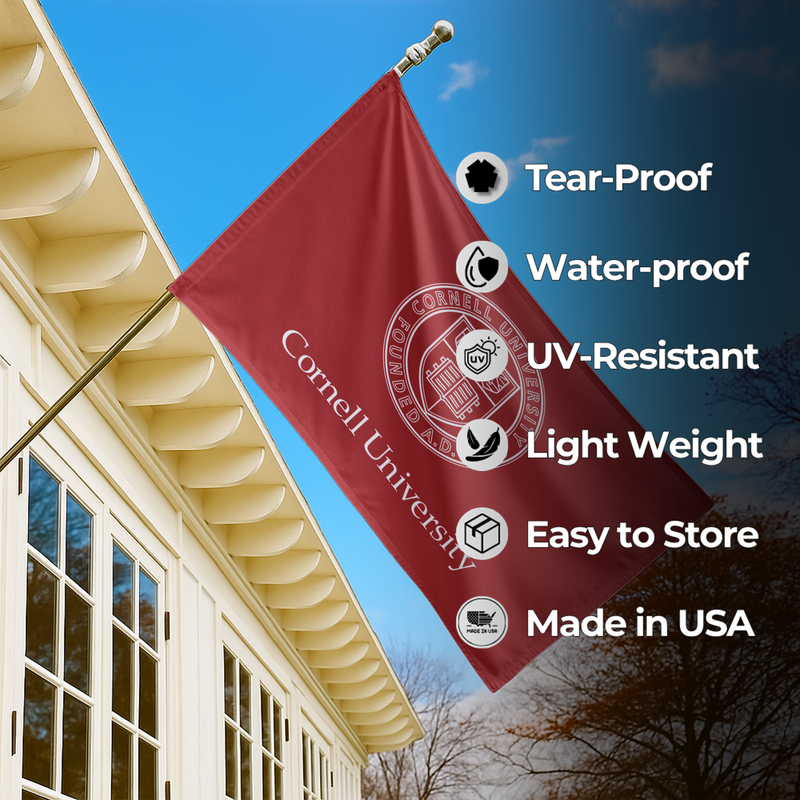 CORNELL UNIVERSITY FLAG