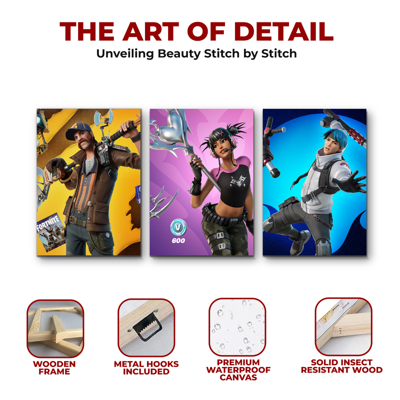 FORTNITE CANVAS DECOR