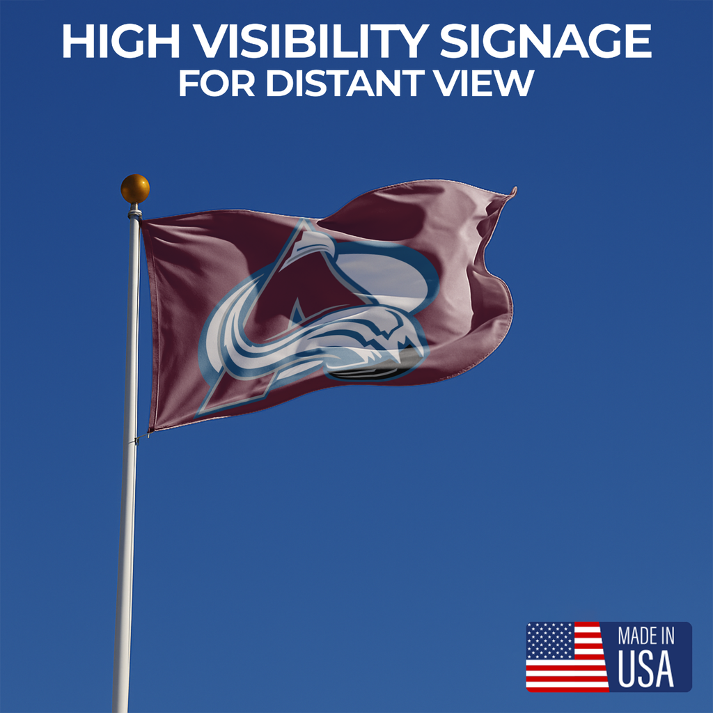COLORADO AVALANCHE FLAG