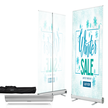 WINTER SALE BANNER RETRACTABLE