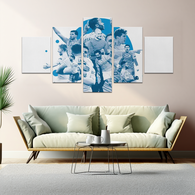MANCHESTER CITY FC DECOR CANVAS