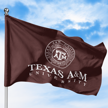 TEXAS A&M UNIVERSITY FLAG