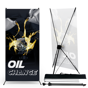 OIL CHANGE SERVICE X-BANNER