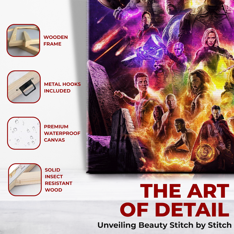 AVENGERS WALL CANVAS DECOR