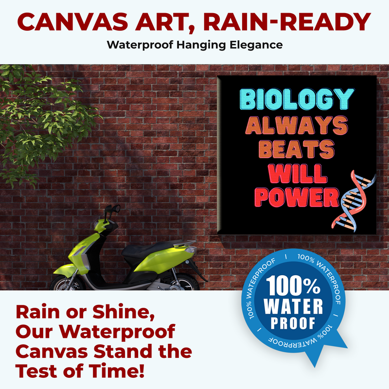 BIOLOGY QUOTES WALL CANVAS DECOR