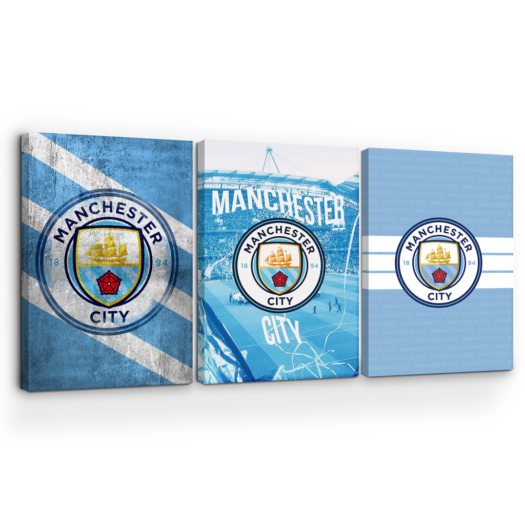 MANCHESTER CITY FC WALL CANVAS