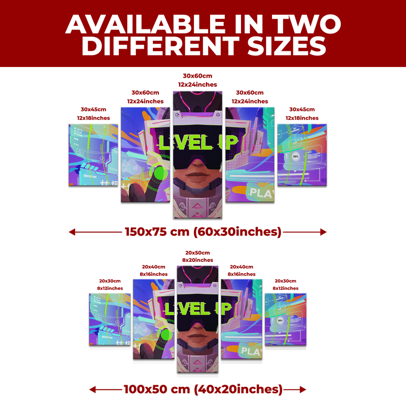 LEVEL UP WALL CANVAS