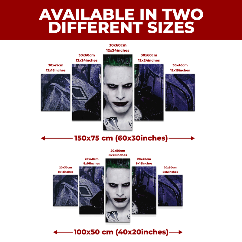 SUICIDE SQUAD JOKER WALL CANVAS