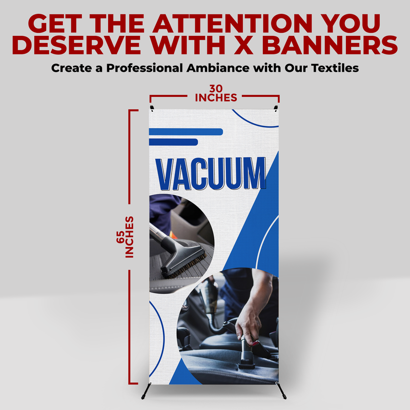 VACUUM SERVICE X-BANNER