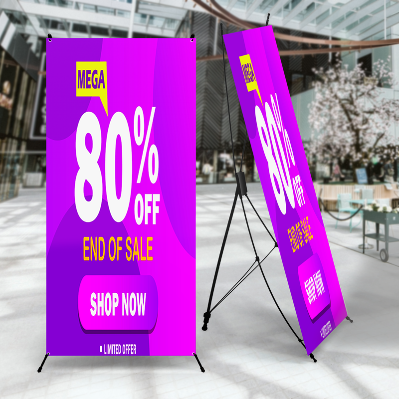 80% OFF X-BANNER
