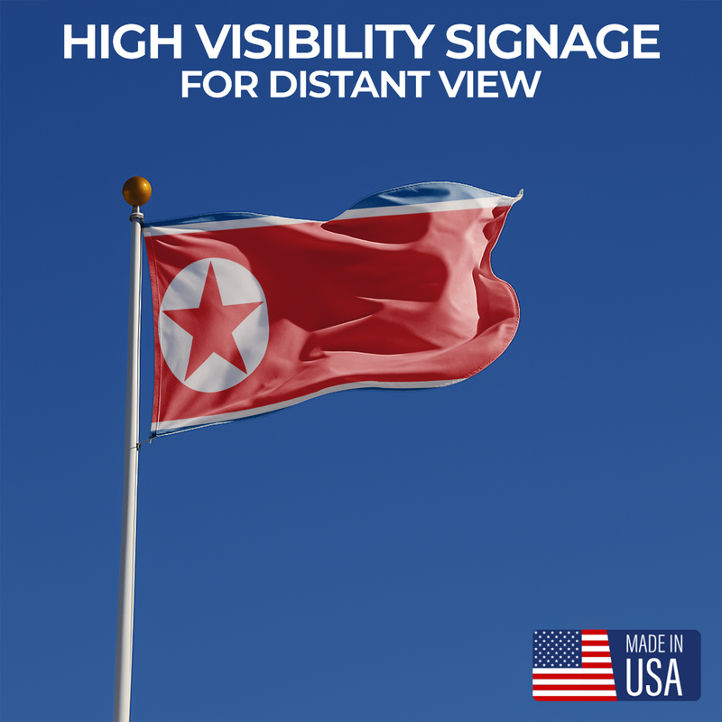 NORTH KOREA FLAG